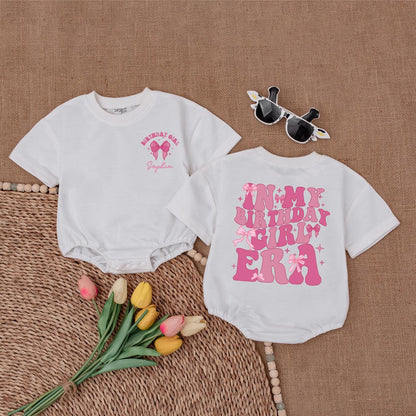Personalized Birthday Romper for Girls – Cute Baby Bodysuit Gift