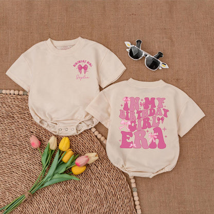 Personalized Birthday Romper for Girls – Cute Baby Bodysuit Gift