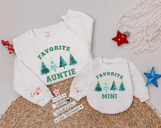 Auntie and Me Christmas Sweatshirts: Perfect Holiday Gift Set