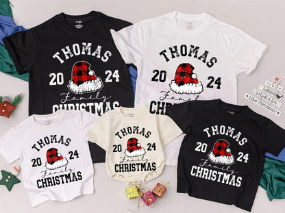 Cozy Custom Family Christmas Tees: Retro Design for All Ages