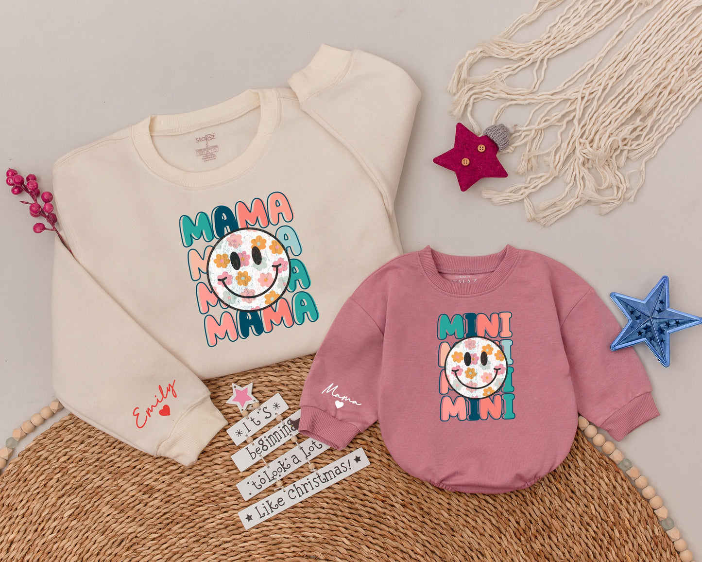 Matching Floral Mama & Mini Sweatshirts - Perfect Mother's Day Gift