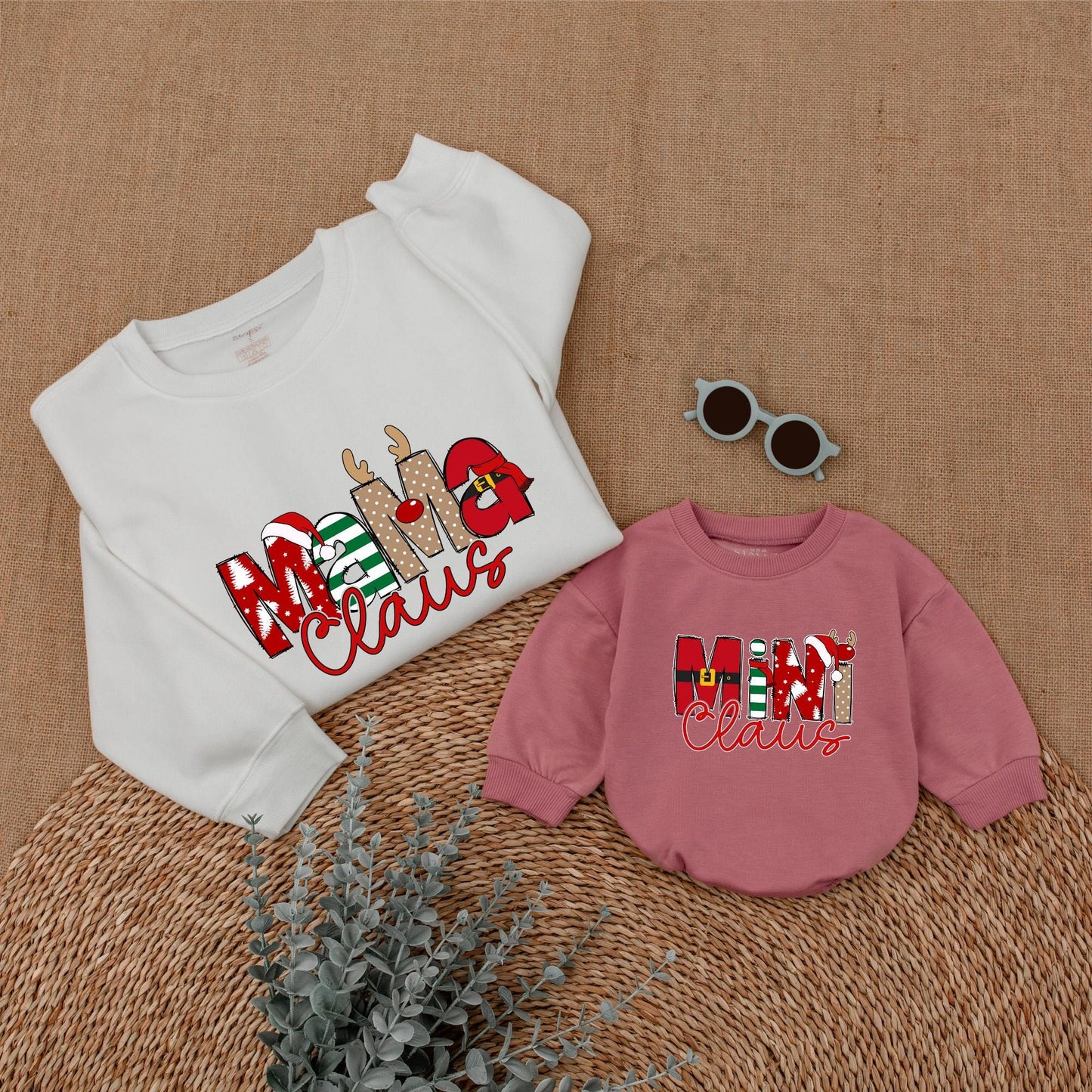 Matching Family Christmas Sweaters: Mama and Mini Holiday Outfits
