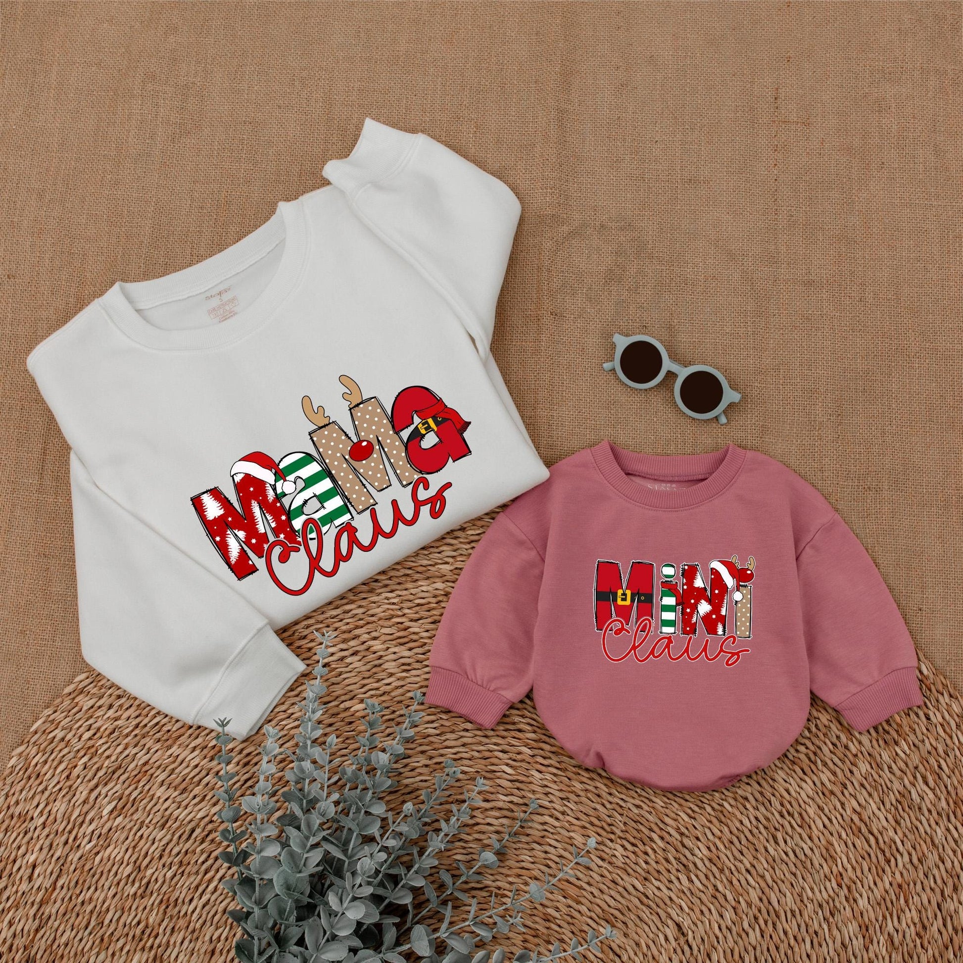 Matching Family Christmas Sweaters: Mama and Mini Holiday Outfits