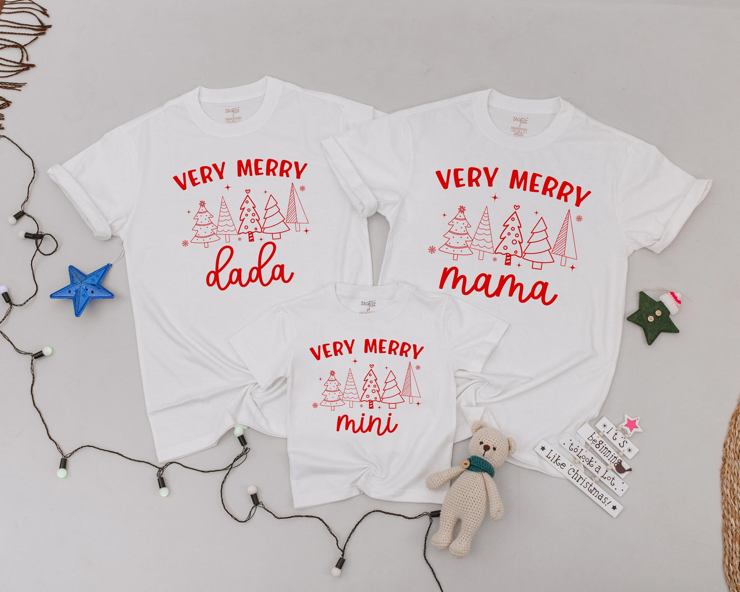 Vintage Personalized Family Christmas Shirts: Matching Holiday Outfit