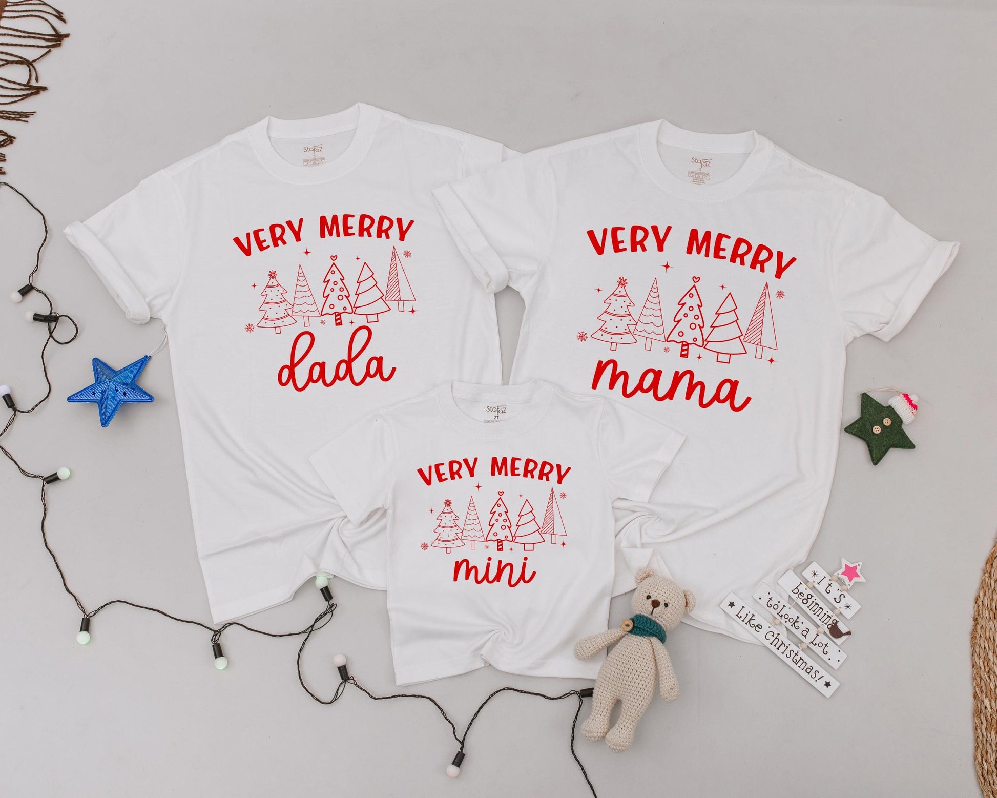 Vintage Personalized Family Christmas Shirts: Matching Holiday Outfit