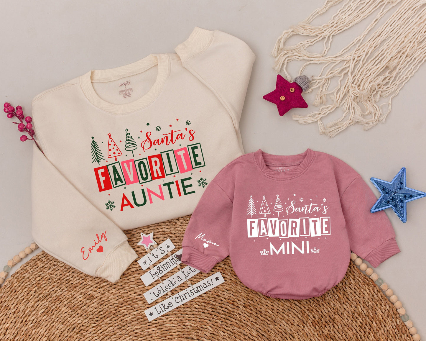 Auntie and Me Christmas Sweaters: Perfect Matching Family Gift