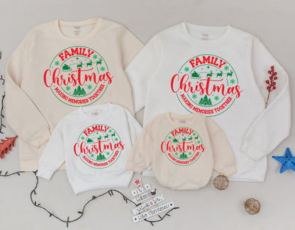 Matching Family Christmas Sweatshirts | Mommy, Daddy & Me Outfits