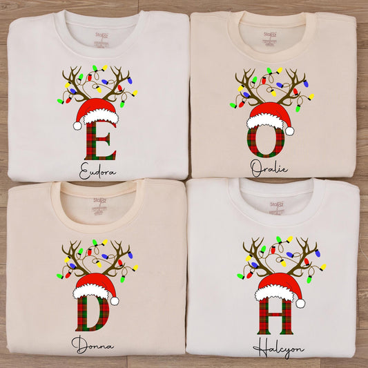 Custom Family Christmas Sweaters, Matching Outfits & Baby Shower Gift