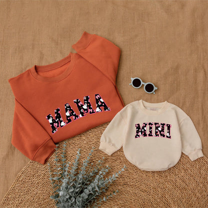 Matching Mama & Mini Spooky Sweatshirt: Halloween Family Outfits