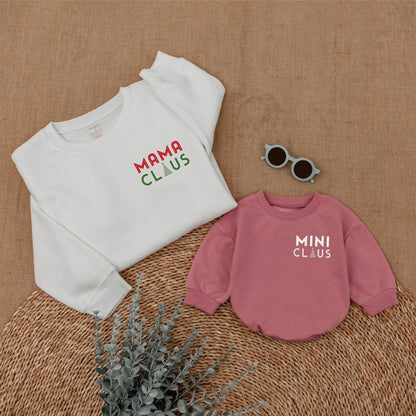 Christmas Family Matching Outfits: Mama, Mini, Dada Sweatshirts