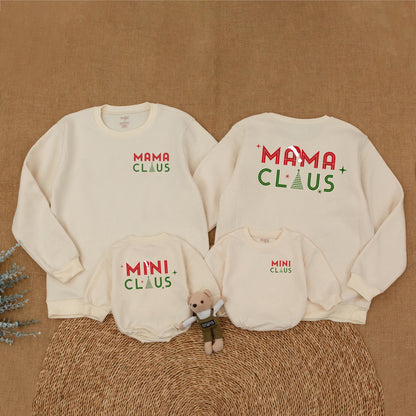 Christmas Family Matching Outfits: Mama, Mini, Dada Sweatshirts
