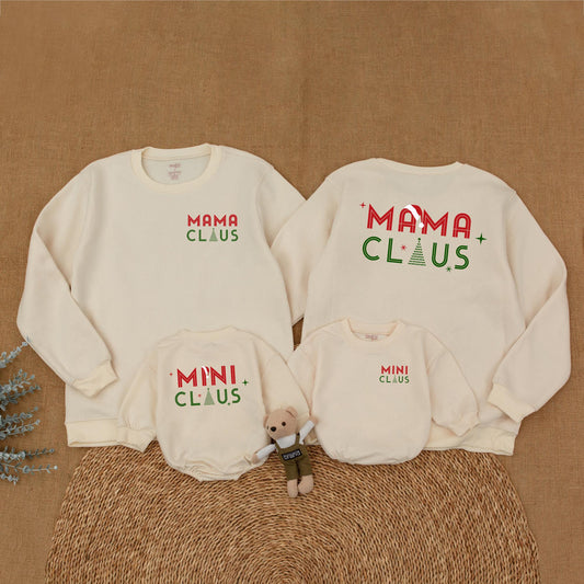 Christmas Family Matching Outfits: Mama, Mini, Dada Sweatshirts