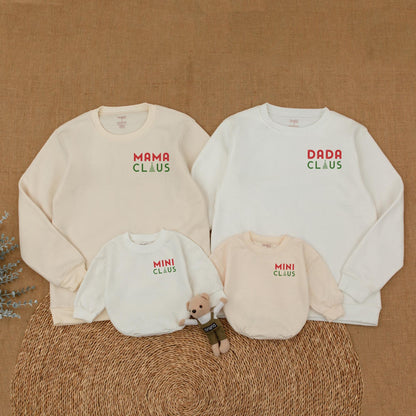 Christmas Family Matching Outfits: Mama, Mini, Dada Sweatshirts