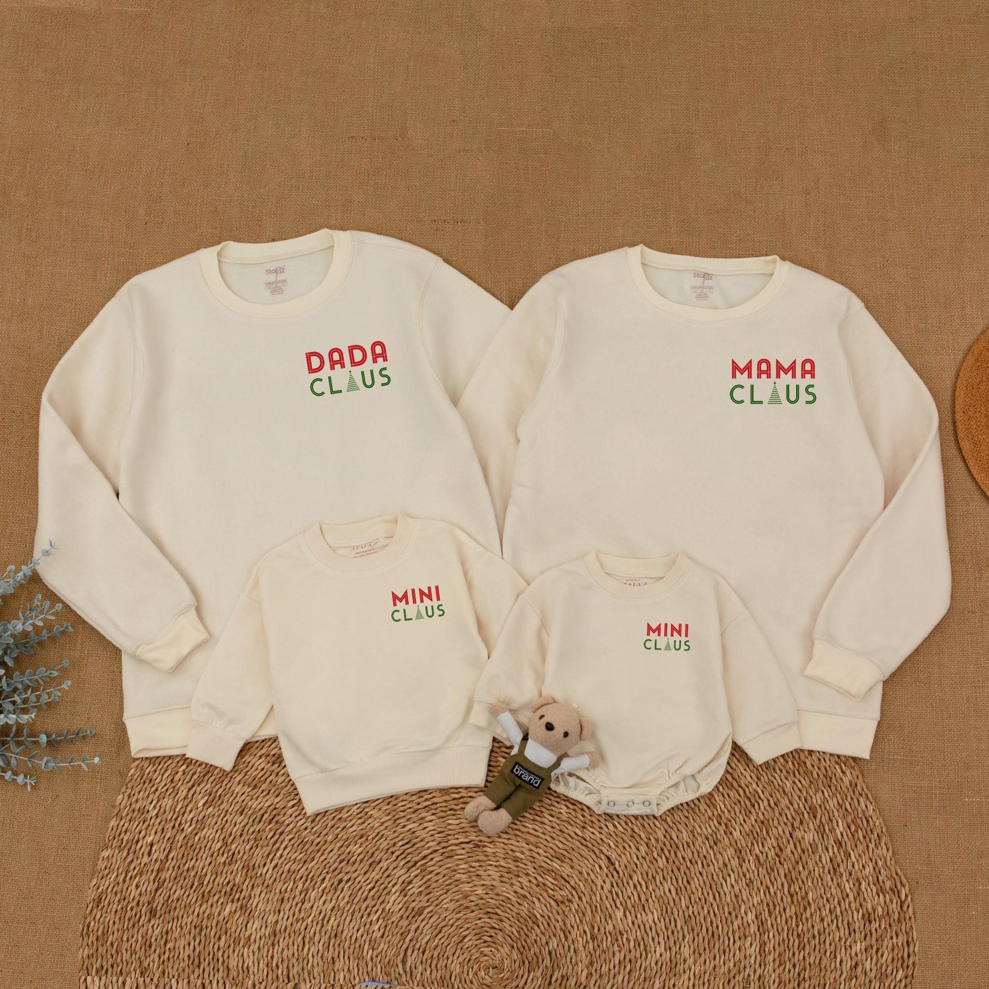 Christmas Family Matching Outfits: Mama, Mini, Dada Sweatshirts