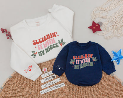 Aunt and Niece Matching Christmas Shirt Set - Perfect Holiday Gift