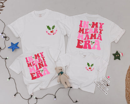 Merry Era Family Christmas Shirts - Personalized Matching Outfits