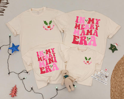 Merry Era Family Christmas Shirts - Personalized Matching Outfits