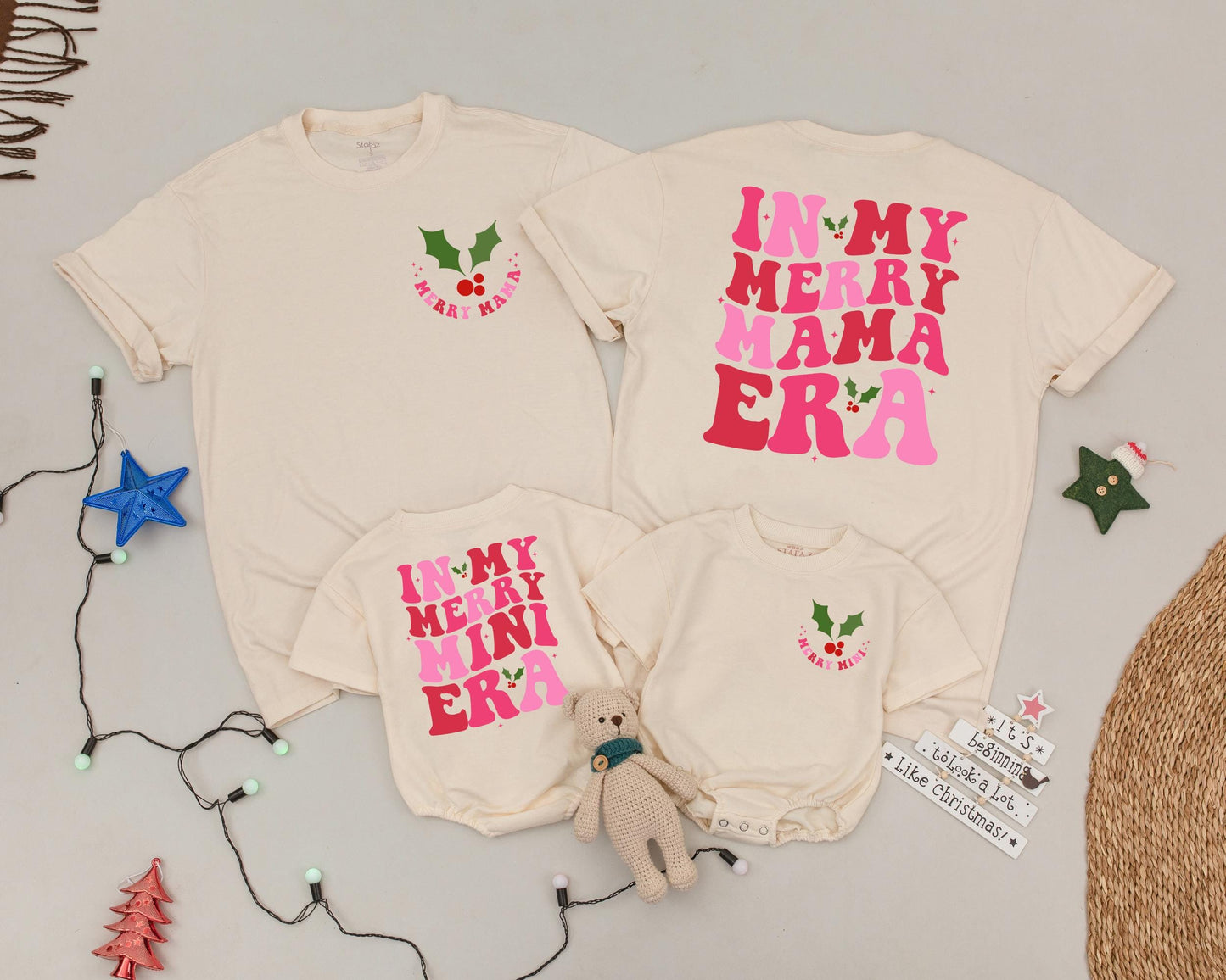 Merry Era Family Christmas Shirts - Personalized Matching Outfits