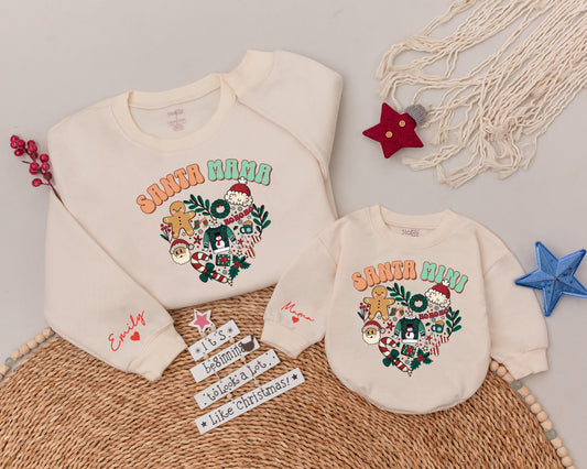 Cozy Mama and Mini Matching Christmas Sweatshirts - Family Fun Style  