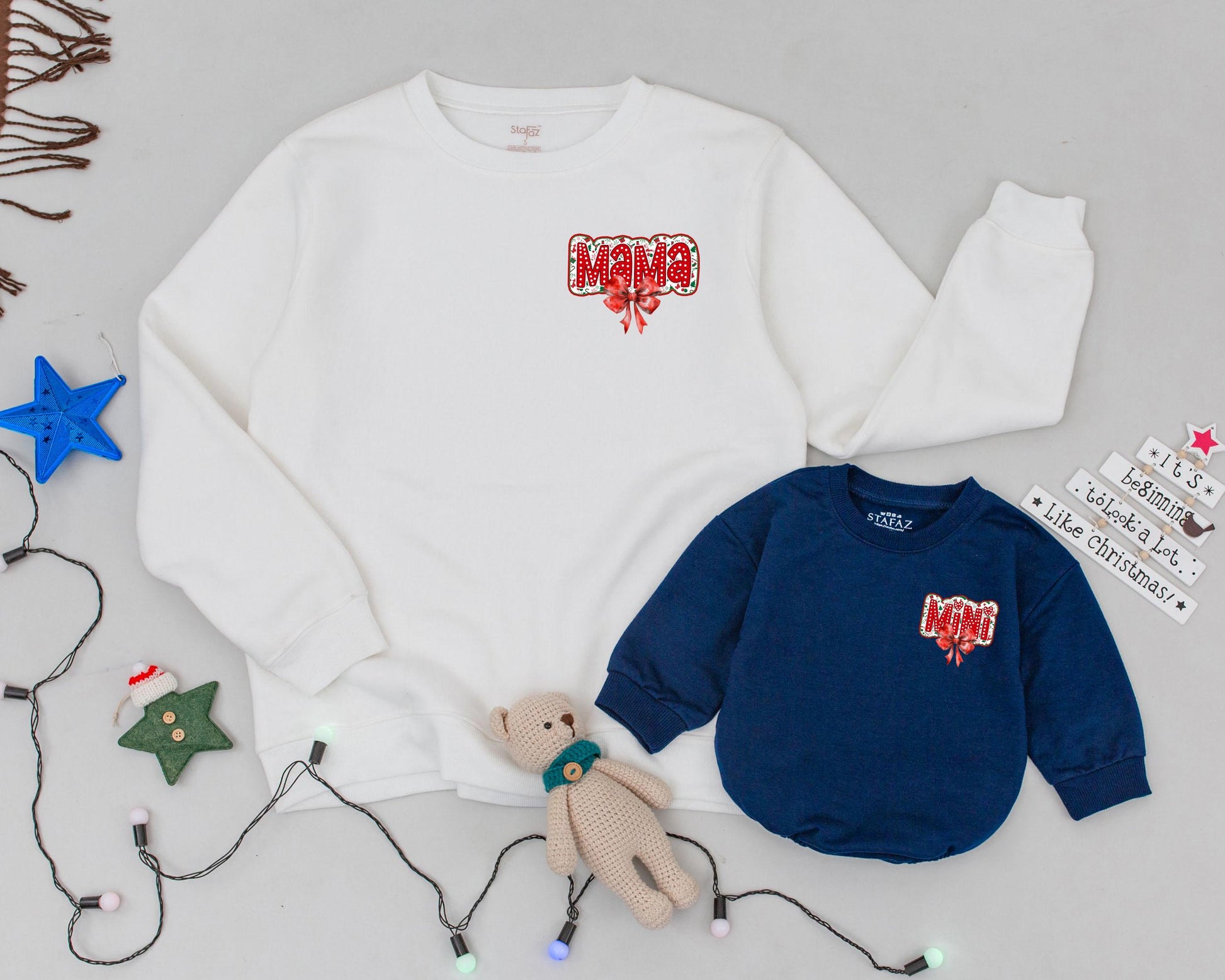 Vintage Christmas Sweatshirts: Matching Family Outfit & Holiday Gift