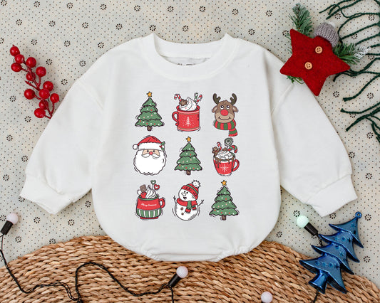 Christmas Baby Romper: First Holiday Outfit for Girls & Toddlers