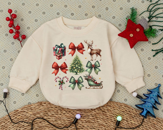 Holiday Baby Romper Set: Christmas Gifts for Newborns and Toddlers