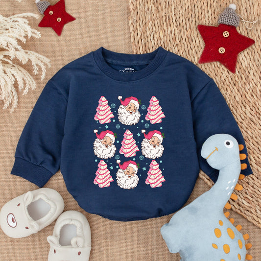 Festive Baby Romper: First Christmas Bodysuit for Newborns    