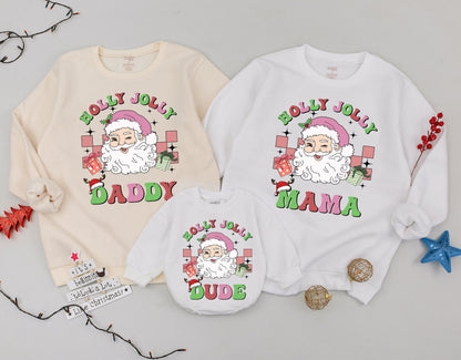 Matching Family Christmas Sweaters: Retro, Groovy & Personalized