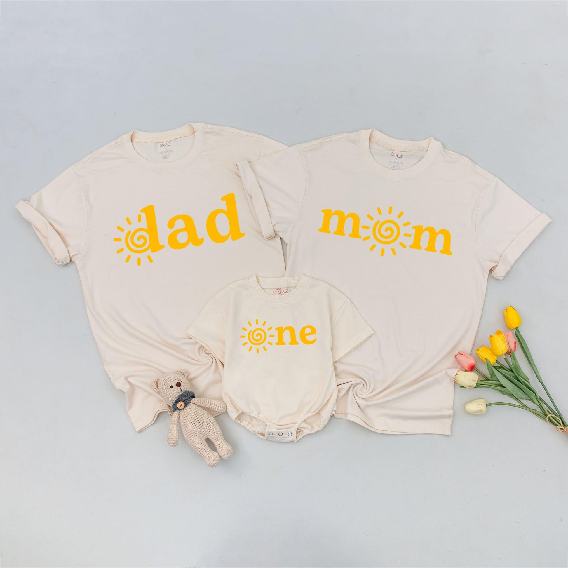 Sunshine 1st Birthday Family Tees: Celebrate First Trip Around Sun