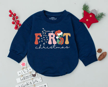 First Christmas Romper & Toddler Sweatshirt | Baby Shower Gift