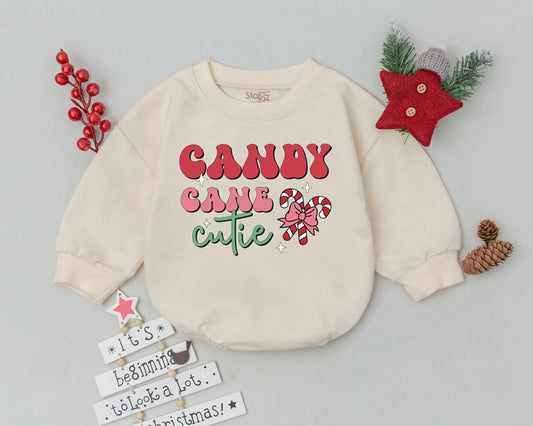 Vintage Christmas Baby Romper: First Xmas Outfit & Toddler Sweatshirt