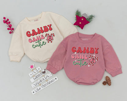 Vintage Christmas Baby Romper: First Xmas Outfit & Toddler Sweatshirt