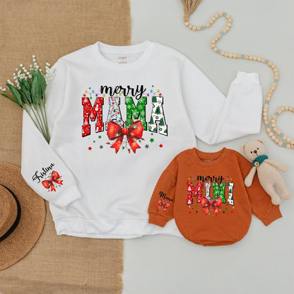 Matching Family Christmas Outfits: Mama & Mini Sweater Set