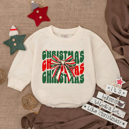 Festive Baby Romper: My First Christmas Outfit & Cozy Gift