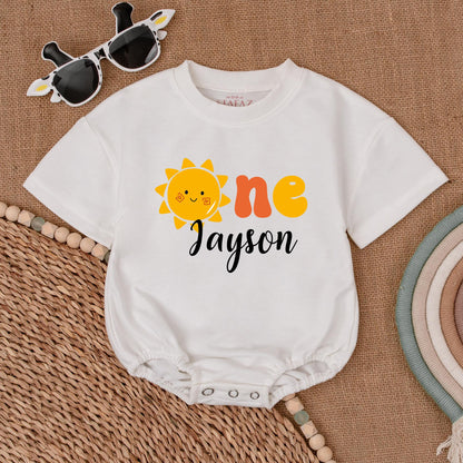 Sunshine 1st Birthday Romper – Baby Party Outfit & Shower Gift