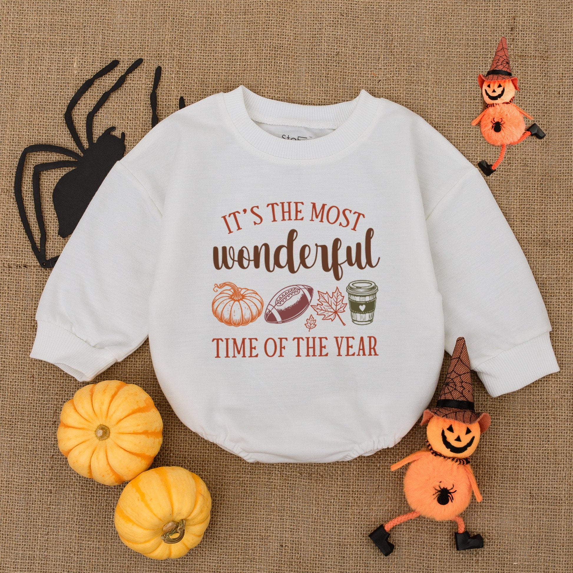 Thanksgiving Pumpkin Romper, Fall Baby Bodysuit, Newborn Outfit