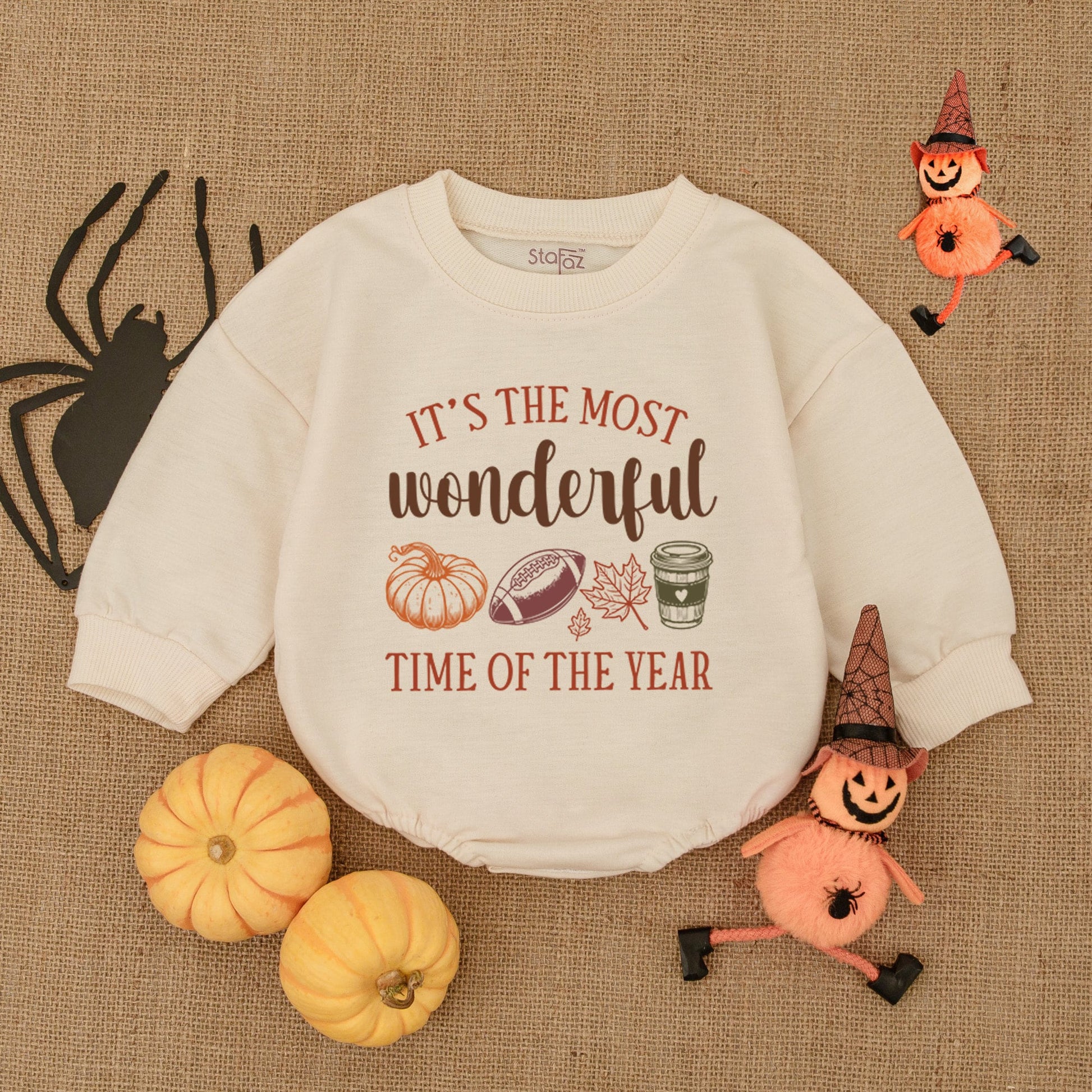 Thanksgiving Pumpkin Romper, Fall Baby Bodysuit, Newborn Outfit