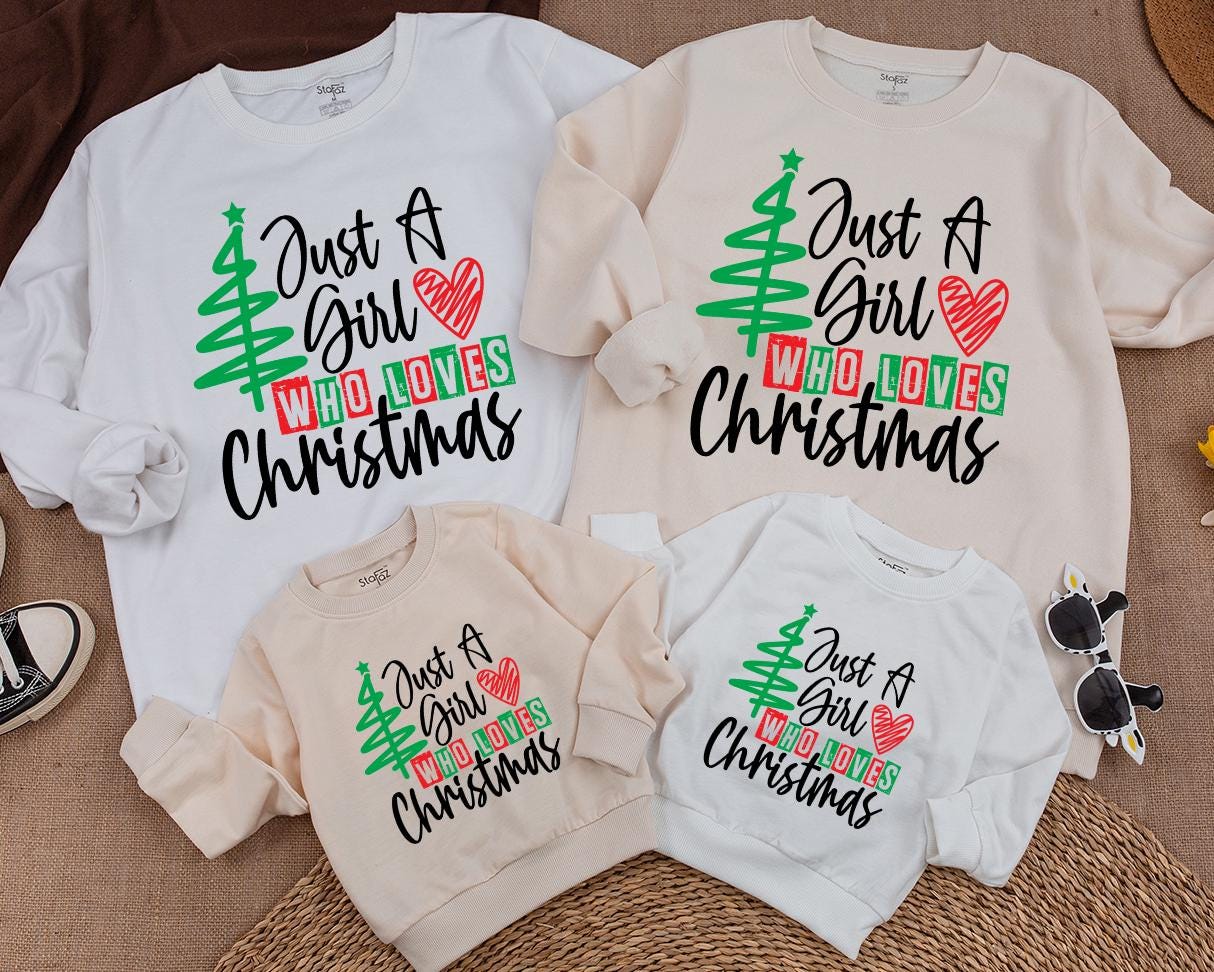Cute Christmas Girl Heart Tree Baby Romper Festive Holiday Outfit Newborn Winter Gift Matching Family