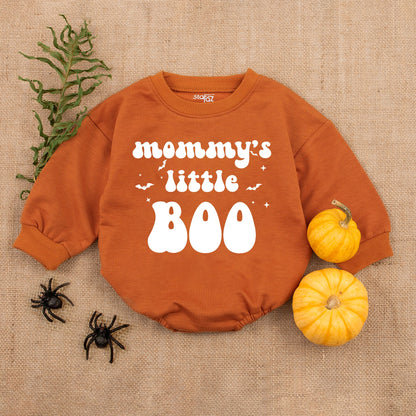 Spooky Babe Bubble Romper: Cute Halloween Bodysuit for Baby's First Fall