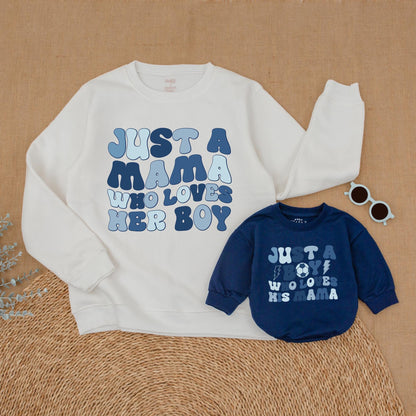 Matching Mama & Son Outfits, Mommy's Boy Romper, Mini Me Shirts