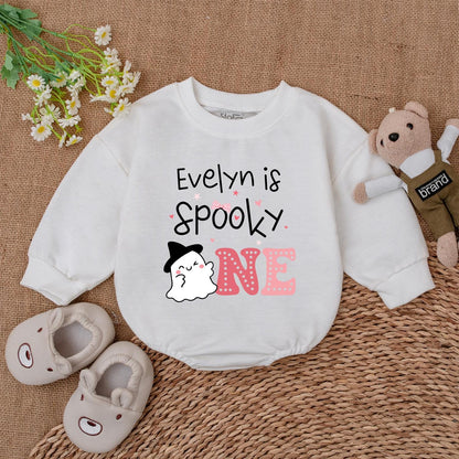 Spooky First Birthday Romper - Personalized Halloween Baby Outfit