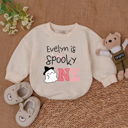 Spooky First Birthday Romper - Personalized Halloween Baby Outfit