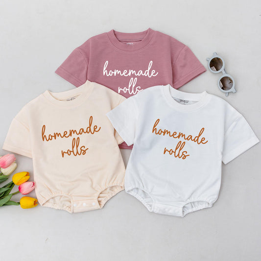 Retro Baby Clothes Set: Funny Thanksgiving Romper & Fall Sweater
