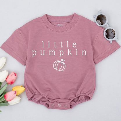 Adorable Pumpkin Autumn Baby Romper, Perfect for Fall Celebrations