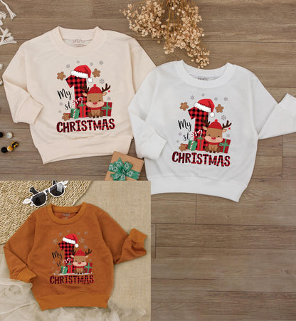 First Christmas Reindeer Bodysuit & Romper – Baby Shower Gift  