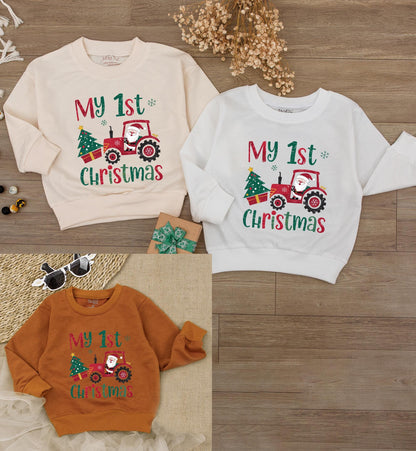Baby Christmas Romper: My 1st Santa Outfit, Cute Reindeer Bodysuit