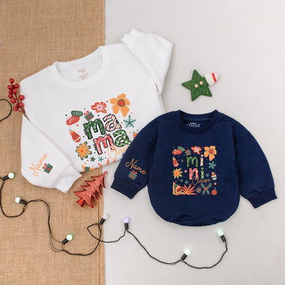 Matching Family Christmas Outfits: Mom, Dad & Baby First Holiday