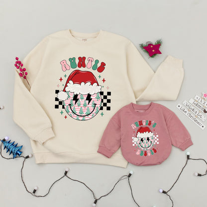 Auntie & Niece/Nephew Matching Christmas Sweaters – Trendy Gift  