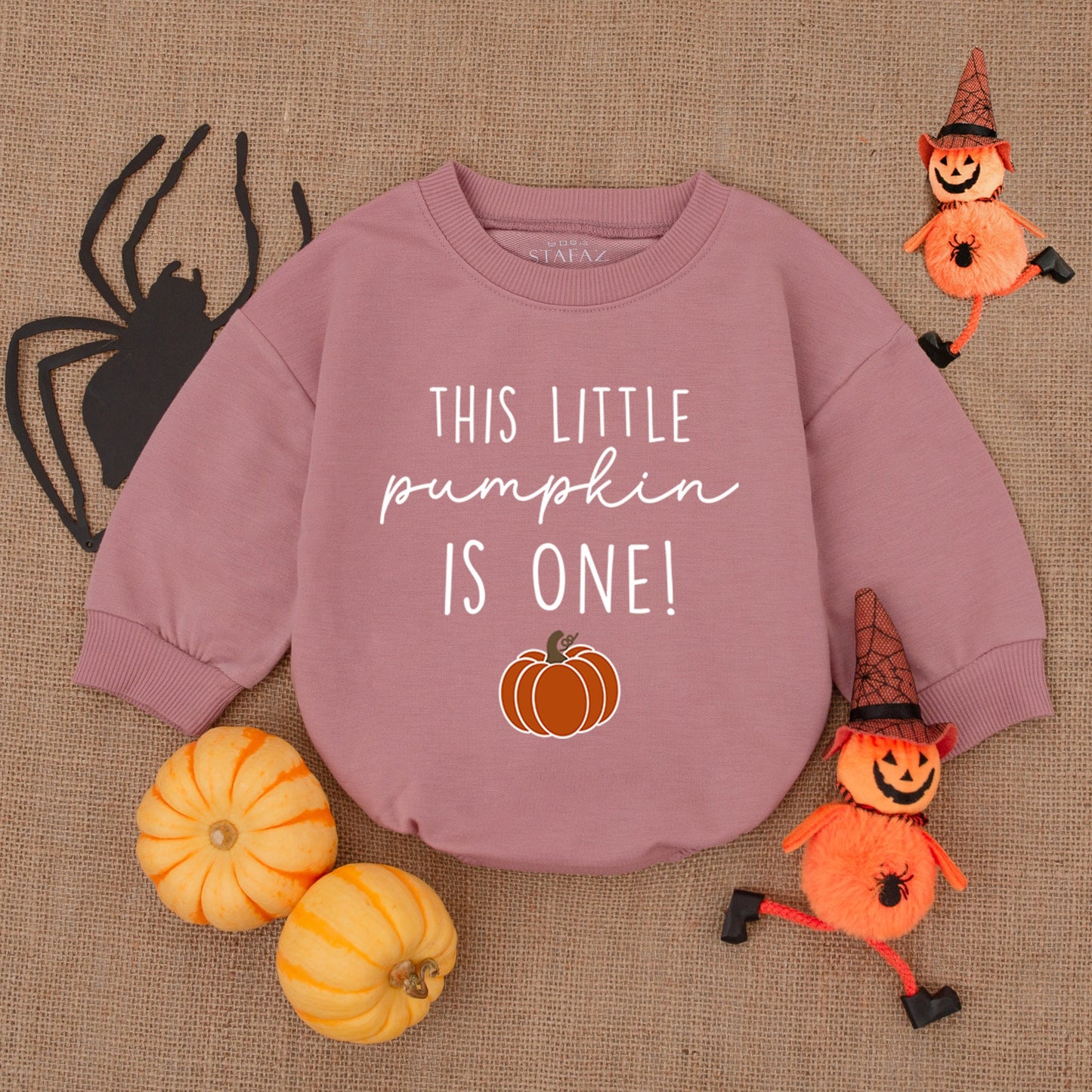 Pumpkin Romper: Cozy & Cute Fall Outfit for Babies, Perfect Gift