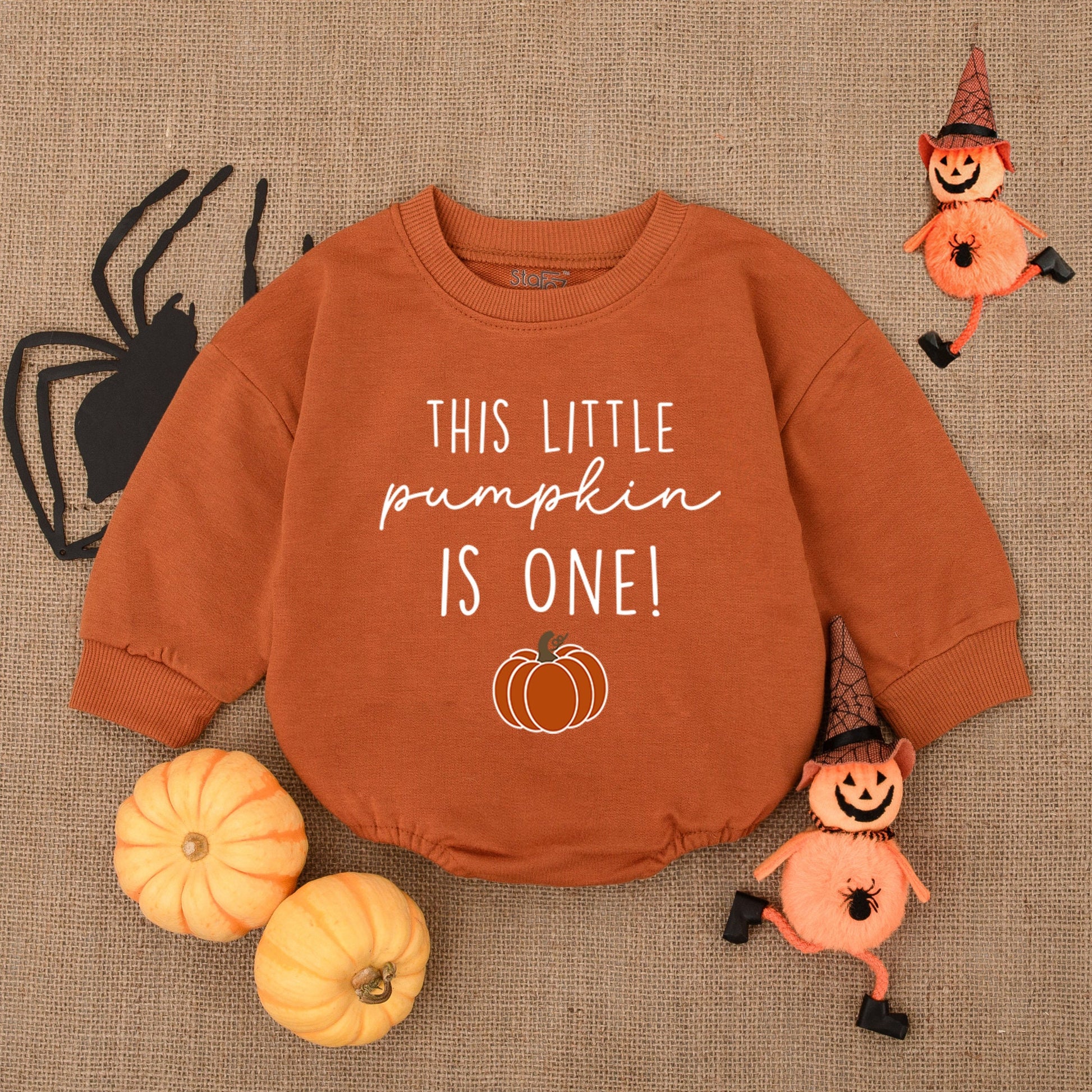 Pumpkin Romper: Cozy & Cute Fall Outfit for Babies, Perfect Gift